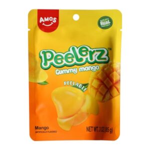 Amos Peelerz Gummy Mango 3oz Peg Bag 24ct